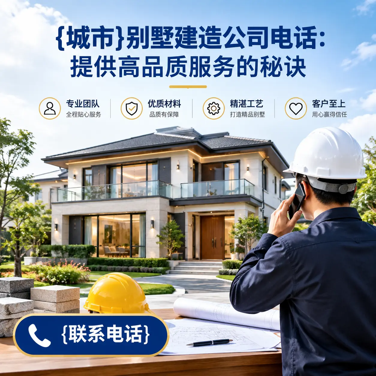 印江别墅建造公司电话:提供高品质服务的秘诀