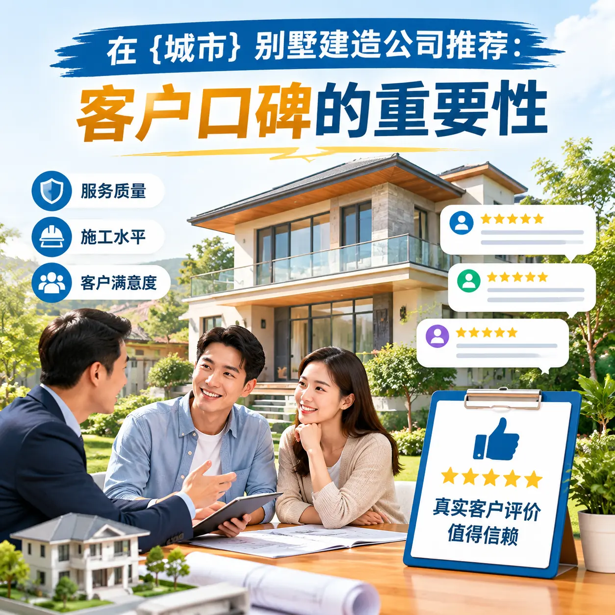 在 印江 别墅建造公司推荐:客户口碑的重要性