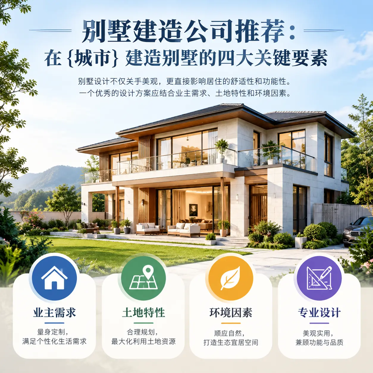 别墅建造公司推荐:在 印江 建造别墅的四大关键要素