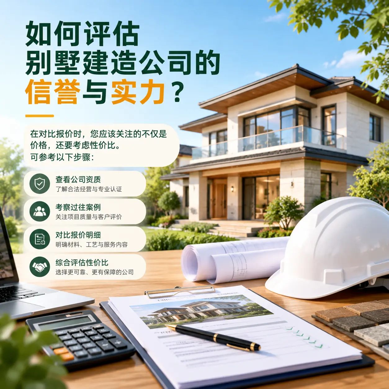 如何评估 印江 别墅建造公司的信誉与实力？